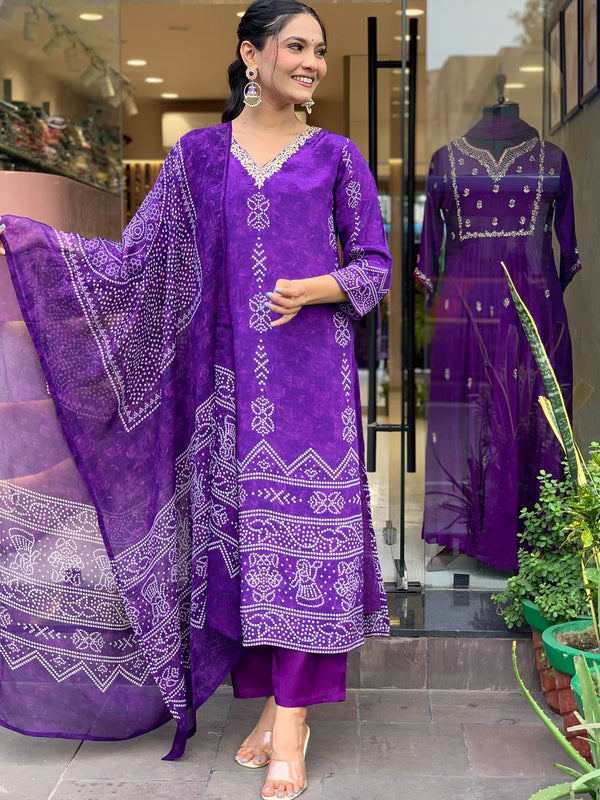 Bandhej Printed Dresses For Women