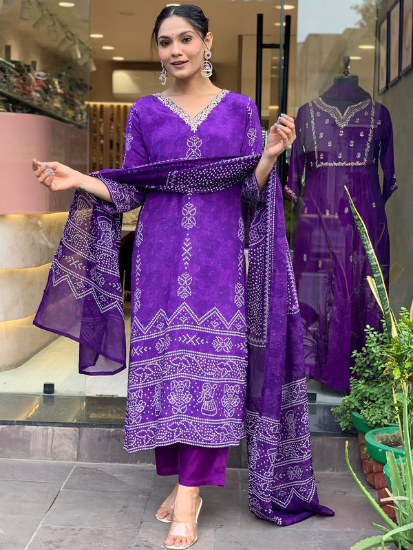 Bandhej Printed Dresses For Women