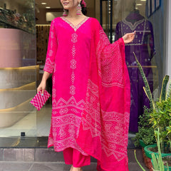 Bandhej Printed Dresses For Women