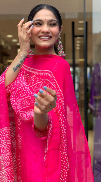 Bandhej Printed Dresses For Women