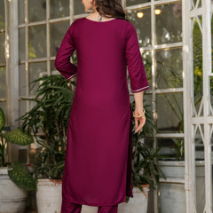 Women's Ethnic Embroidered Dresses Set