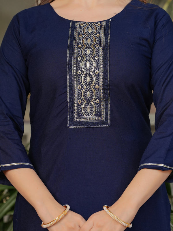 Women's Ethnic Embroidered Dresses Set