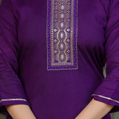 Women's Ethnic Embroidered Dresses Set