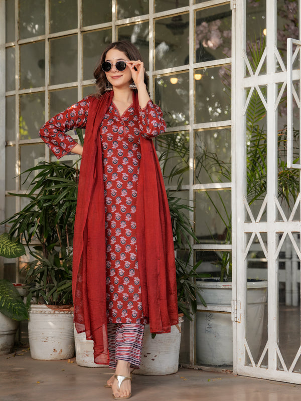 Hand Block Printed Cotton Dresses