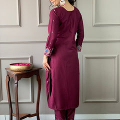 Embroidered with Ajrakh Dupatta Dresses