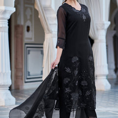 Embroidered Georgette Dresses