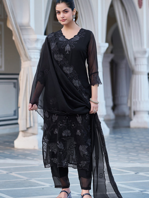 Embroidered Georgette Dresses