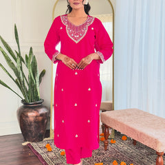 Trending Embroidered Work With Dupatta Dresses