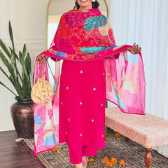 Trending Embroidered Work With Dupatta Dresses
