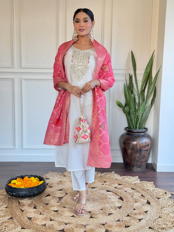 Embroidery Top, Bottom & Dupatta for Women  Dresses