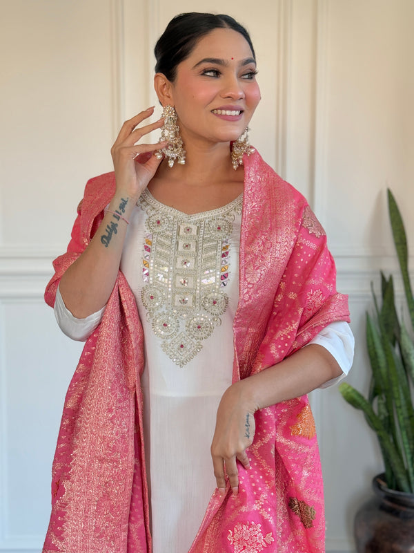 Embroidery Top, Bottom & Dupatta for Women  Dresses