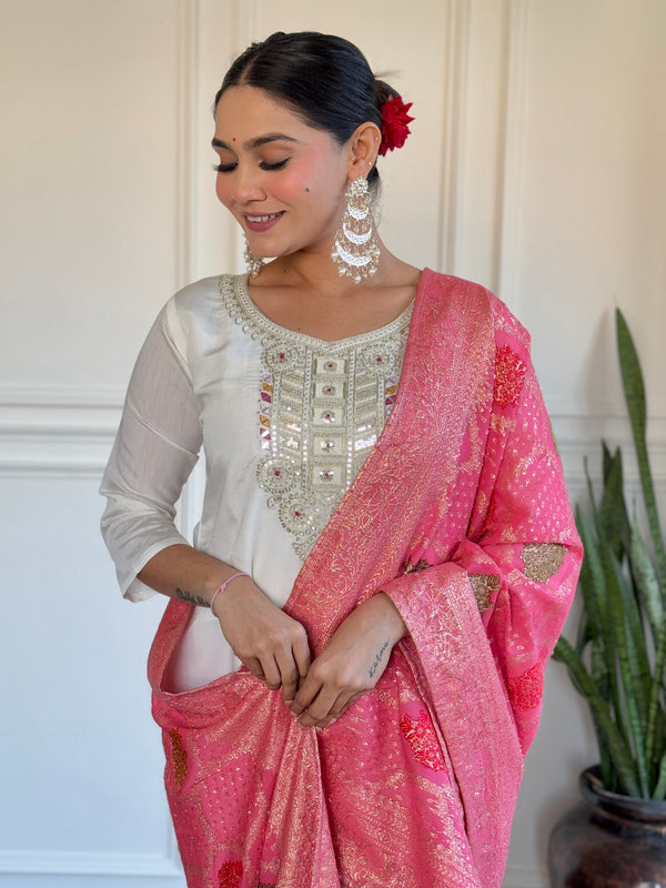Embroidery Top, Bottom & Dupatta for Women  Dresses