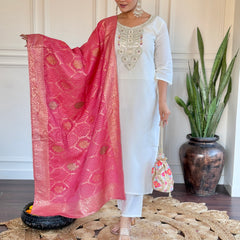 Embroidery Top, Bottom & Dupatta for Women  Dresses