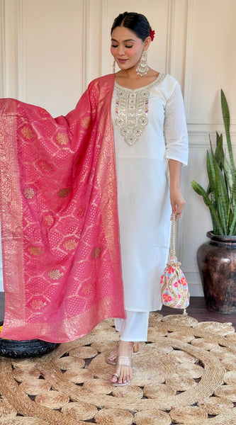 Embroidery Top, Bottom & Dupatta for Women  Dresses