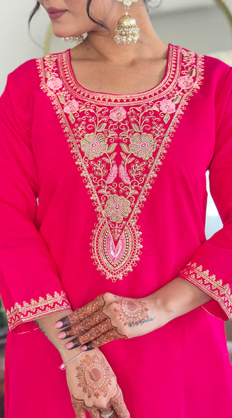 Women Ethnic Dress kurta Set With Attatched Dupatta
