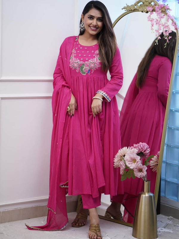 Embroidered Anarkali Dresses