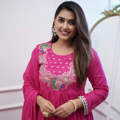 Embroidered Anarkali Dresses