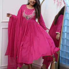 Embroidered Anarkali Dresses