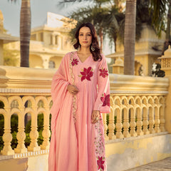 Premium Cotton Butti Kurti Set with Embroidered Dupatta