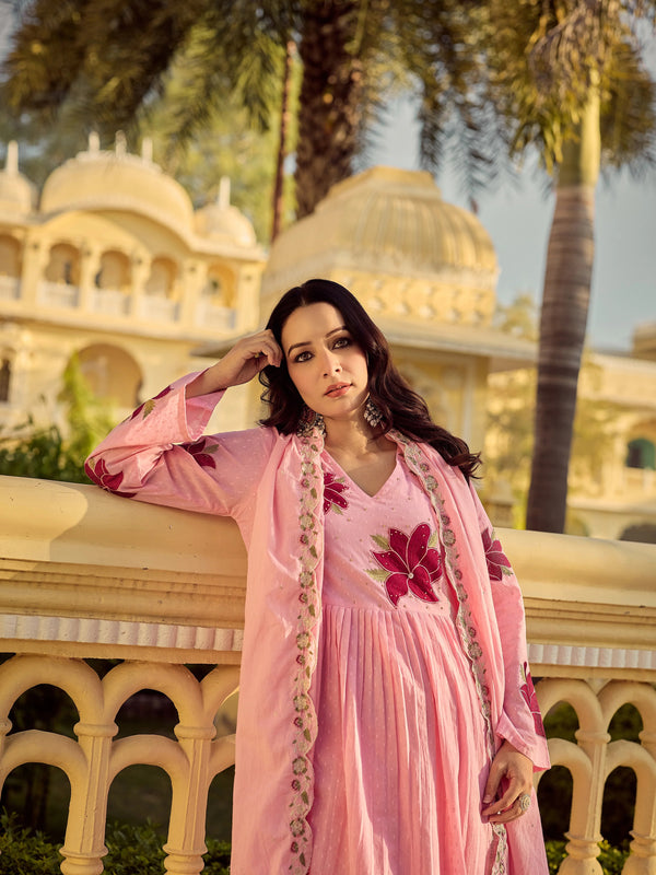Premium Cotton Butti Kurti Set with Embroidered Dupatta