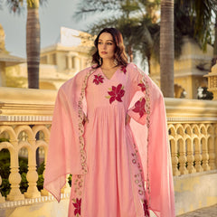 Premium Cotton Butti Kurti Set with Embroidered Dupatta