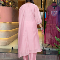 Mirror Work Dresses With Bottom & Dupatta