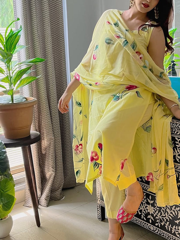 Digital Print Sleeveless Dresses