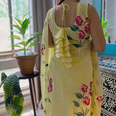 Digital Print Sleeveless Dresses