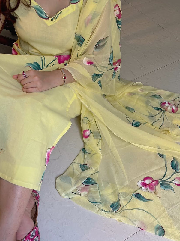 Digital Print Sleeveless Dresses