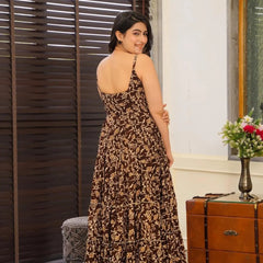 Women Floral Gown