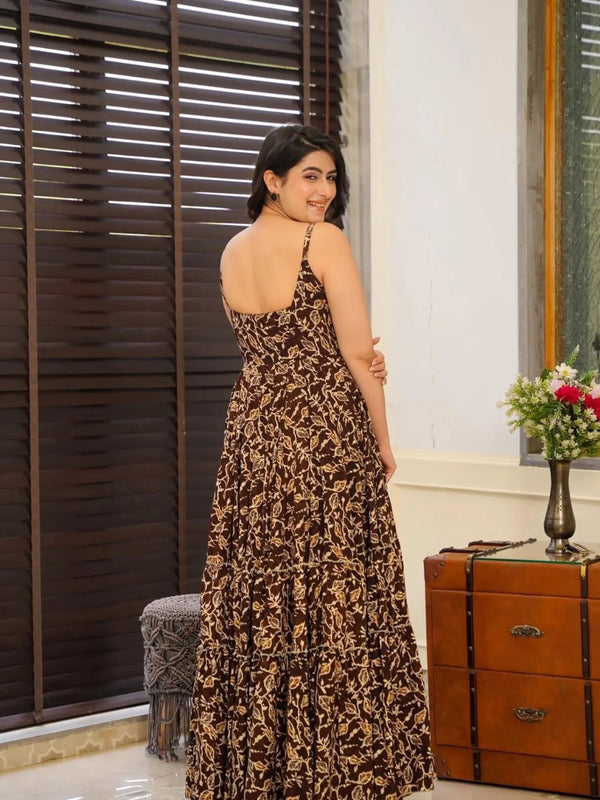 Women Floral Gown