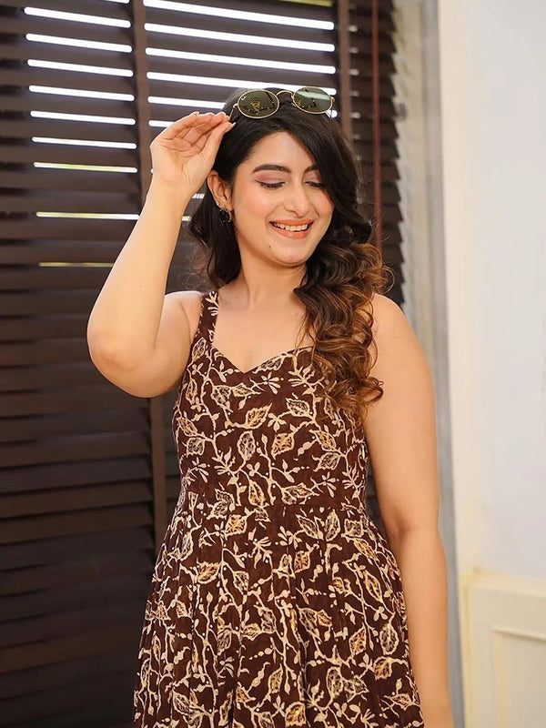 Women Floral Gown