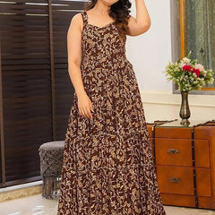 Women Floral Gown