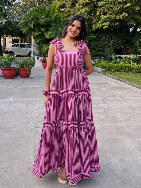 Rayon Printed Gown