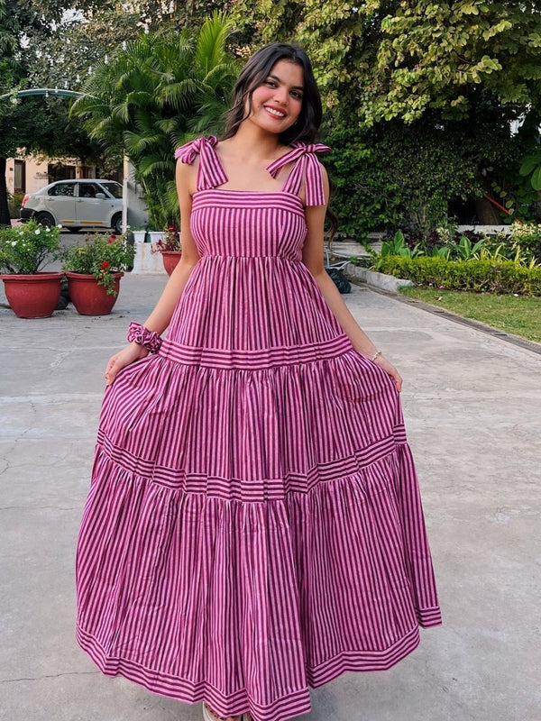 Rayon Printed Gown