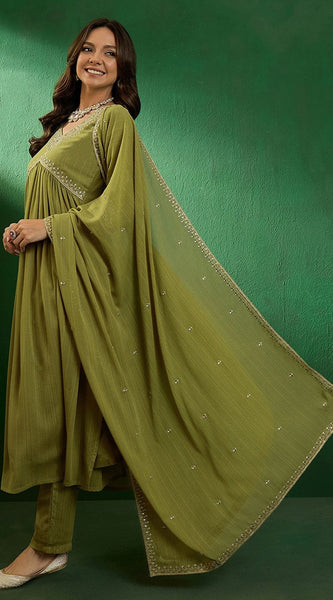 Elegant Green Kurta Set