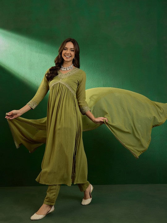 Elegant Green Kurta Set