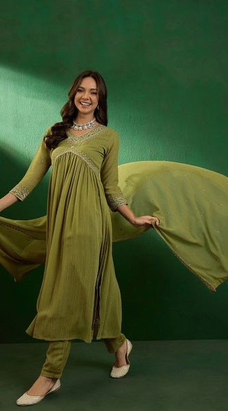 Elegant Green Kurta Set