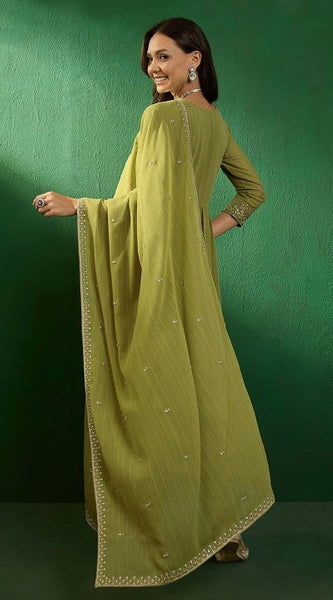 Elegant Green Kurta Set