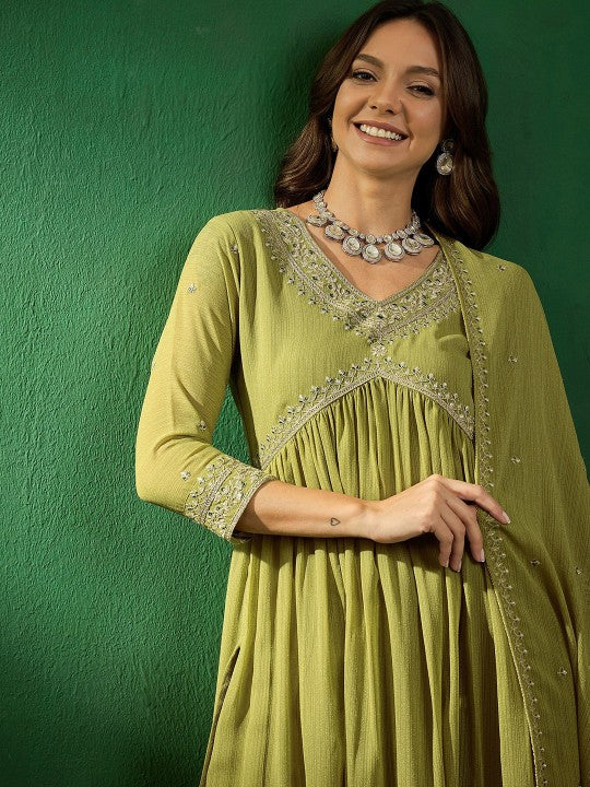 Elegant Green Kurta Set
