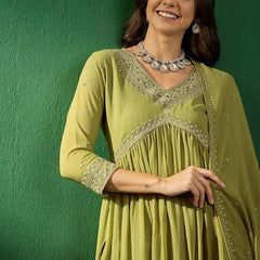 Elegant Green Kurta Set