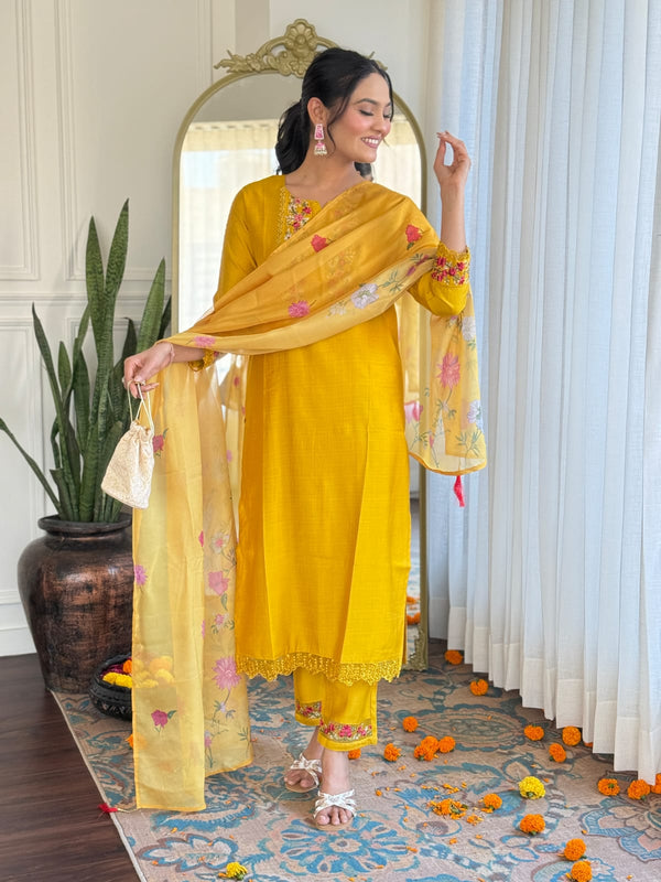 Embroiderd Work With Jacquard Dupatta Dresses