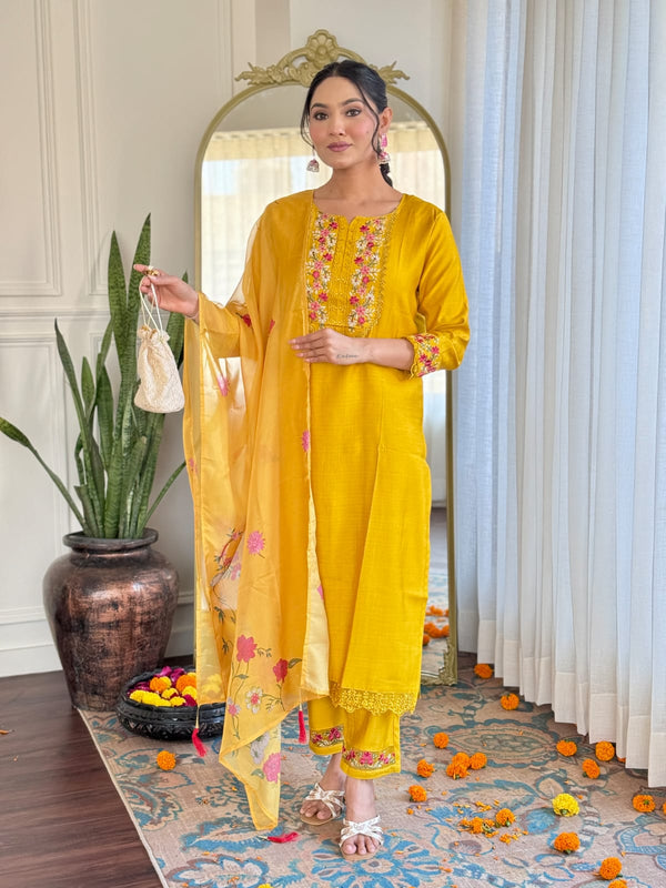 Embroiderd Work With Jacquard Dupatta Dresses