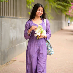 Embroidery Work Dresses with Top and Palazzo