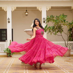 Navratri Special Gamathi Work Lehenga