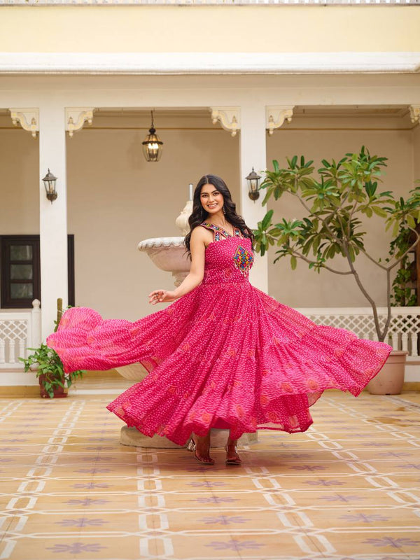 Navratri Special Gamathi Work Lehenga
