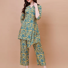Straight American Crepe Co-Ord Set