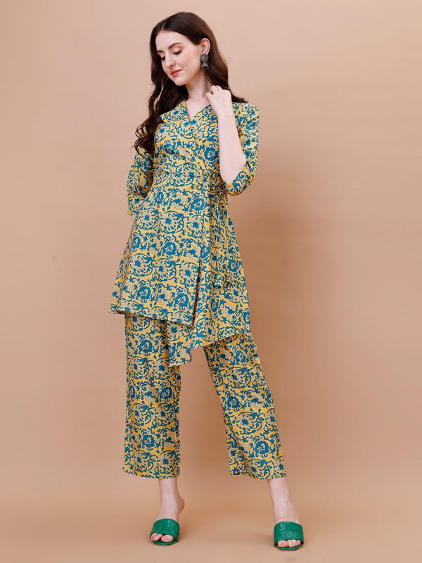 Straight American Crepe Co-Ord Set