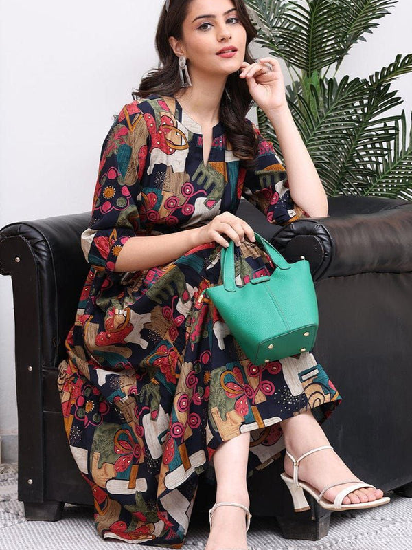 Beautiful Printed maxi Gown