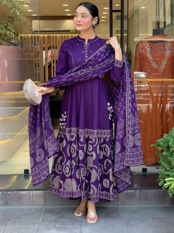 Graceful Muslin Silk Dresses with Designer Touch